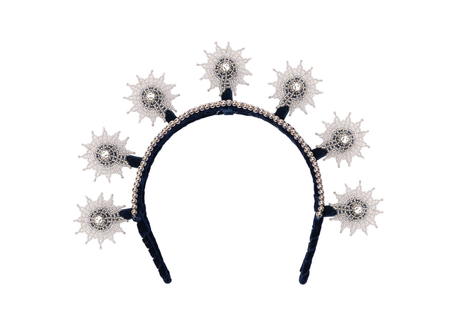 Silver Sunburst Headpiece